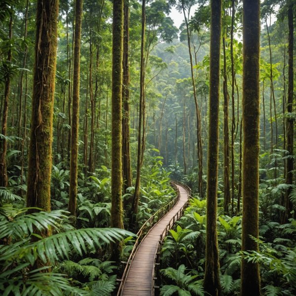 Quelle croisière offre des excursions pour explorer les forêts denses de Bornéo?