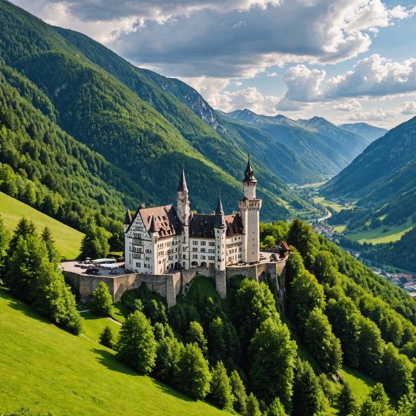 Quels conseils pour louer une maison de vacances en Allemagne avec des visites de châteaux et des randonnées en montagne?