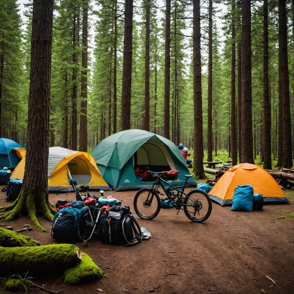 Comment organiser un camping pour une expédition de VTT en montagne?